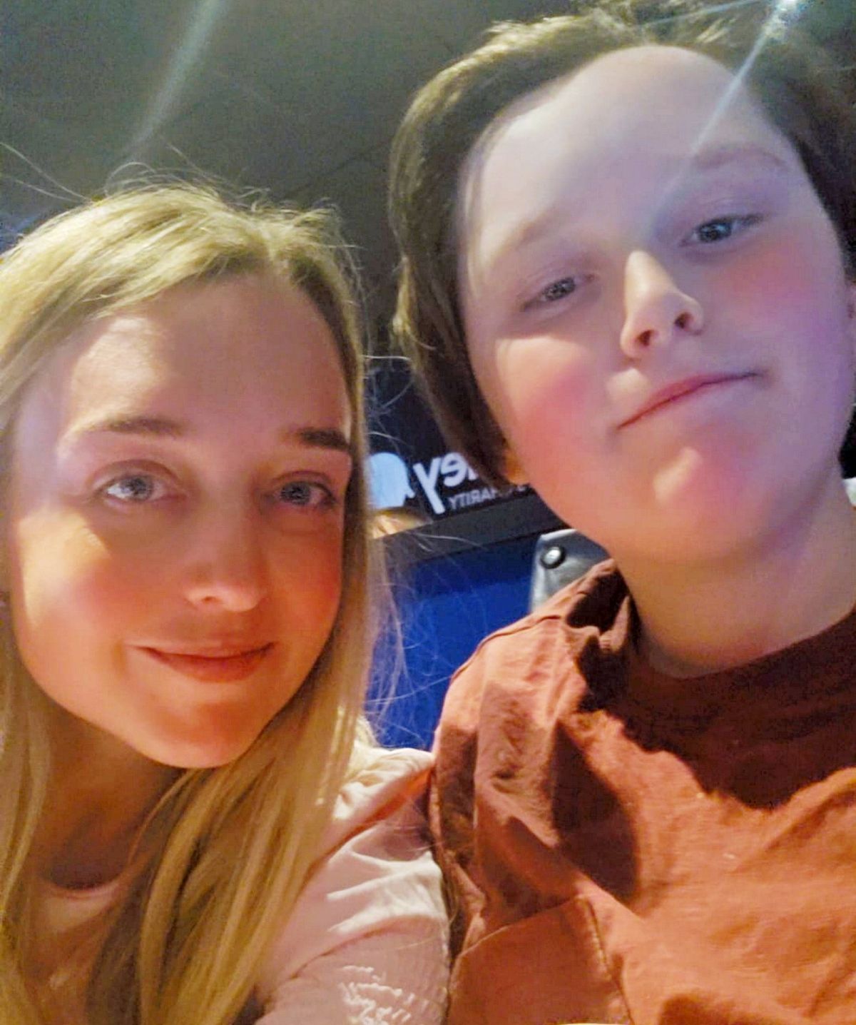 Jacob Butler, 14, with his mum Rebecca