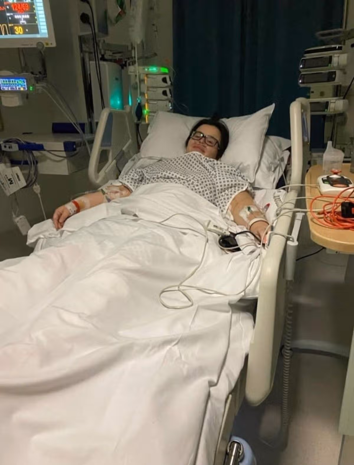 Chelsea Gallimore in hospital