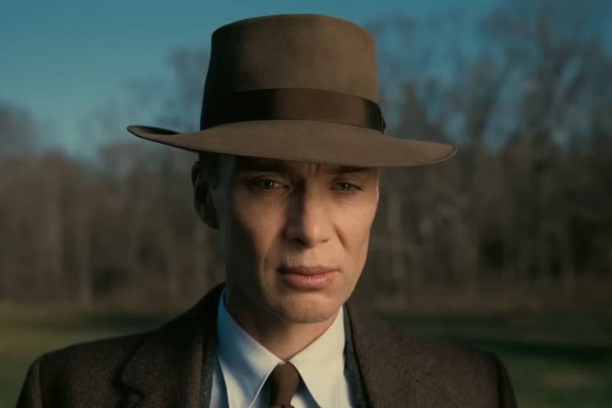 Actor Cillian Murphy stars as physicist J Robert Oppenheimer in the 2023 thriller Oppenheimer.
