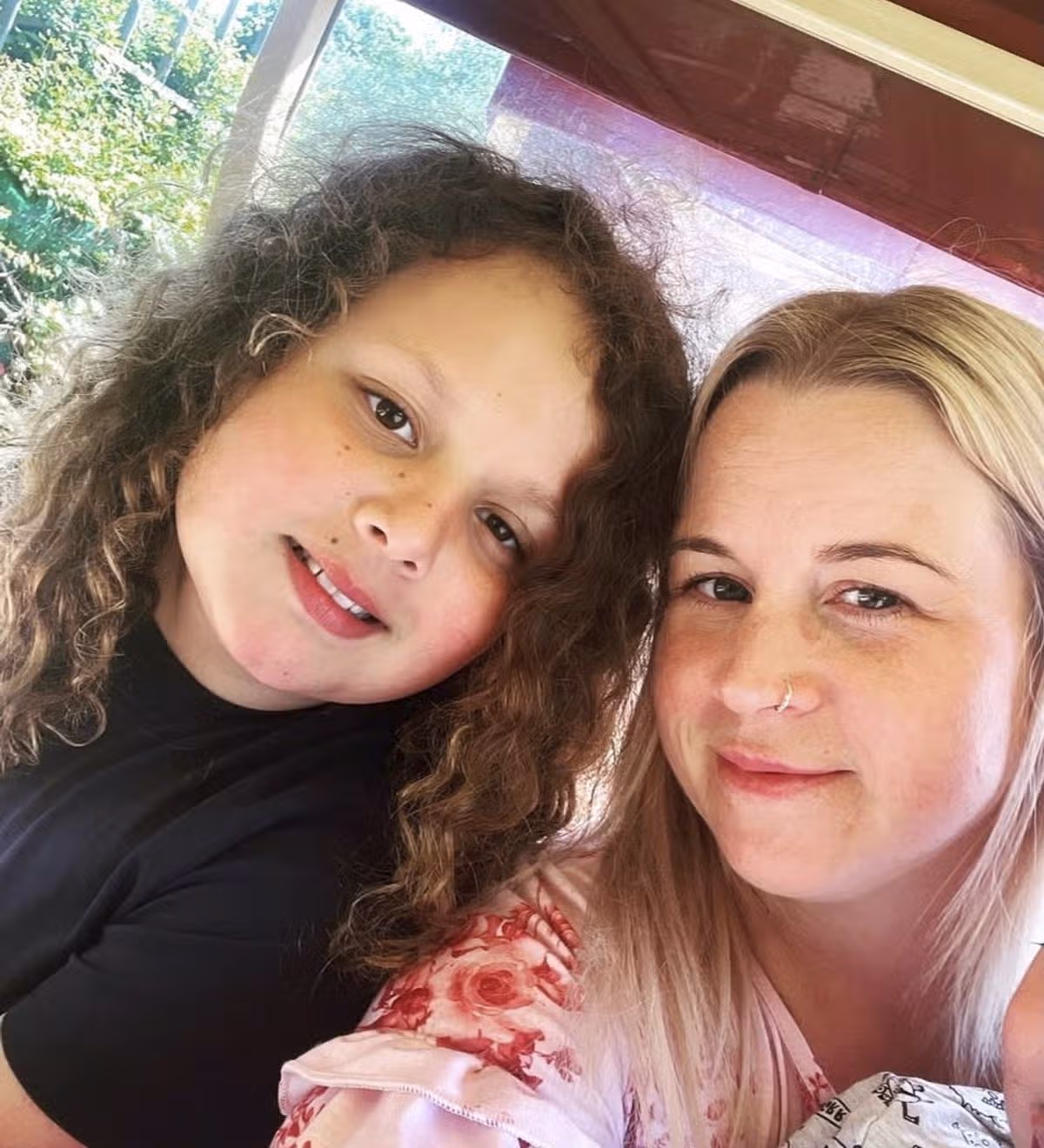 Annabell Robinson with Leah Robinson