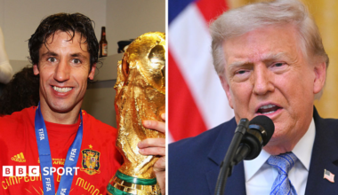 Joan Capdevila and President Donald Trump