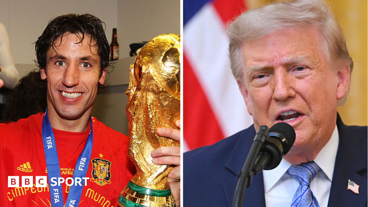 Joan Capdevila and President Donald Trump