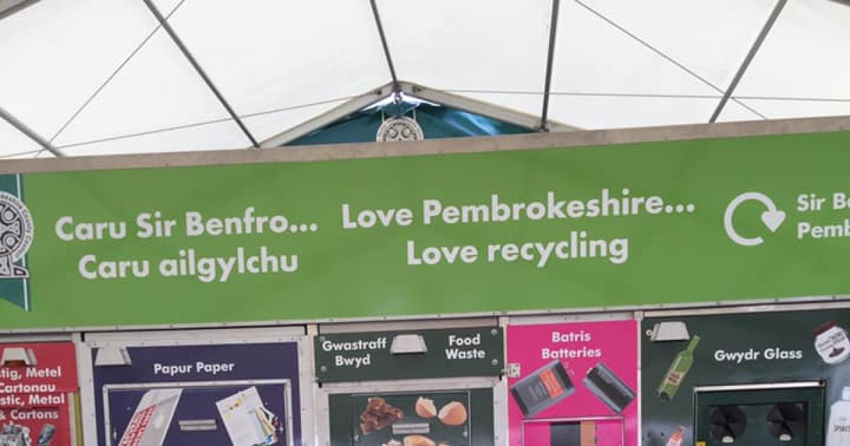 Plastics recycling bags for Pembrokeshire residents backed