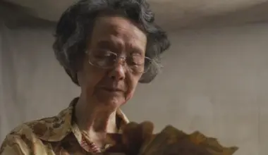 A scene from the film