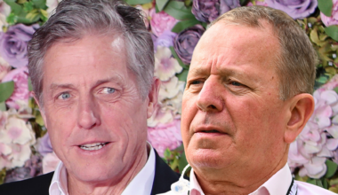 Hugh Grant Corrects Martin Brundle During Awkward F1 Gridwalk Interview