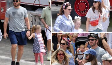Chris Pratt, wife Katherine Schwarzenegger have family outing after actor's ex Anna Faris' rare divorce revelation