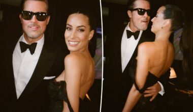 Brad Pitt and Ines de Ramon go Instagram-official with snaps from Taylor Swift's wedding