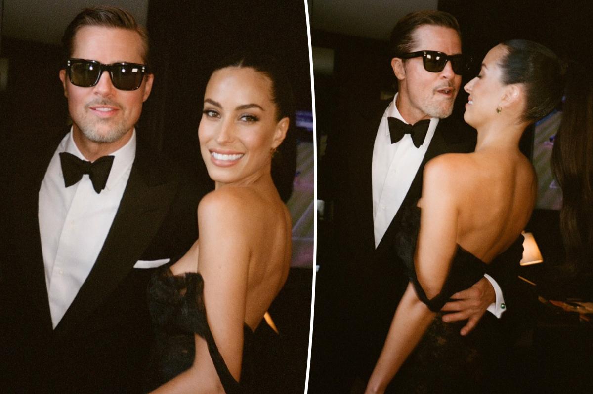 Brad Pitt and Ines de Ramon go Instagram-official with snaps from Taylor Swift's wedding