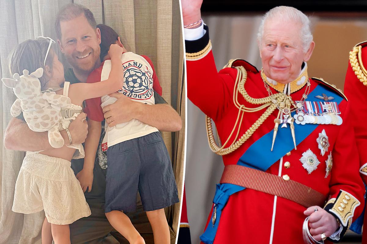 Inside Prince Harry's 'frantic' efforts to get kids to UK for King Charles reunion