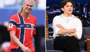Soccer star Erling Haaland accepts Tom Holland's dinner invite after initially snubbing actor