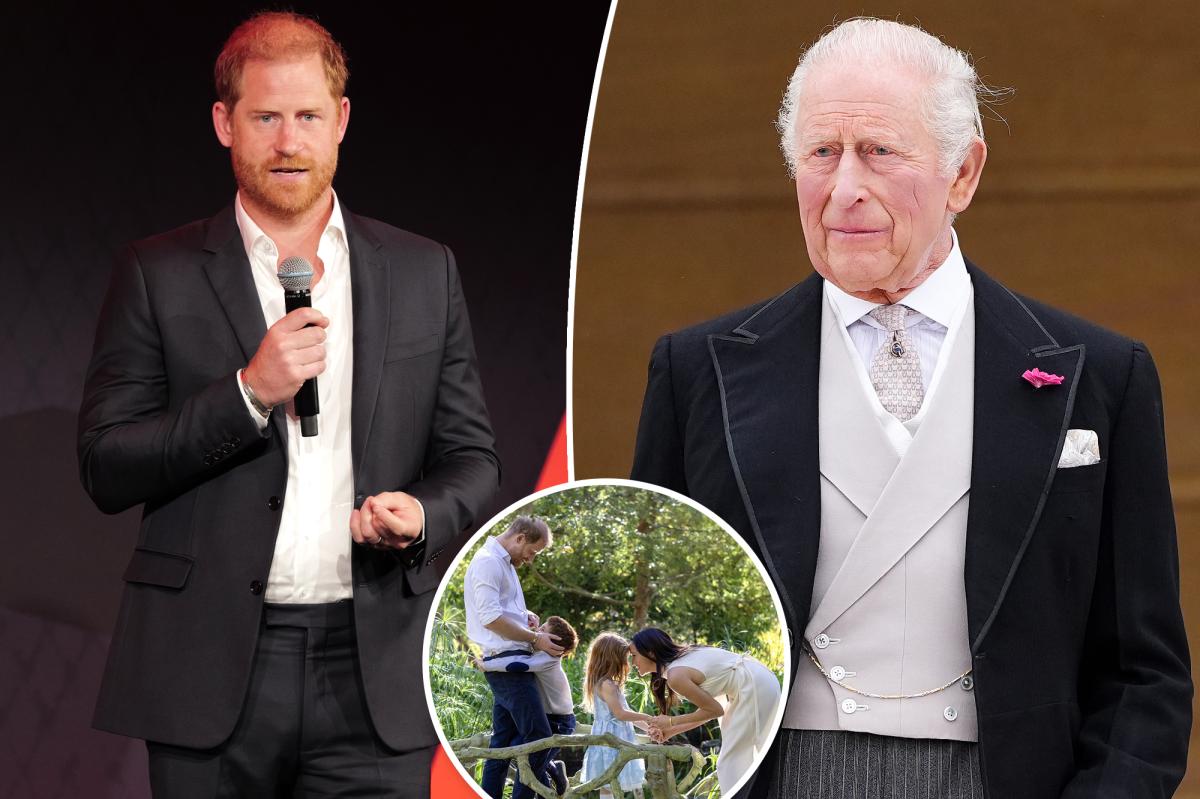 Prince Harry gives update on King Charles' health, Meghan Markle and kids after UK reunion