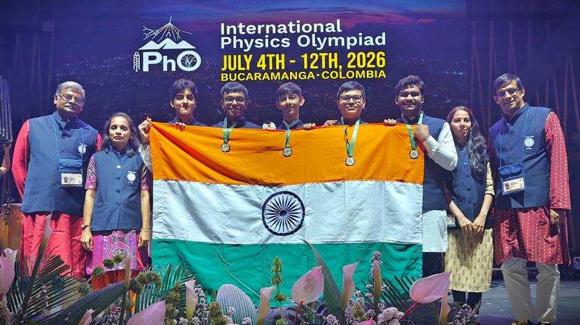 Five Indian students win gold at the International Physics Olympiad held between July 5 and 12 in Bucaramanga, Columbia Five Indian students win gold at the International Physics Olympiad held between July 5 and 12 in Bucaramanga, Columbia