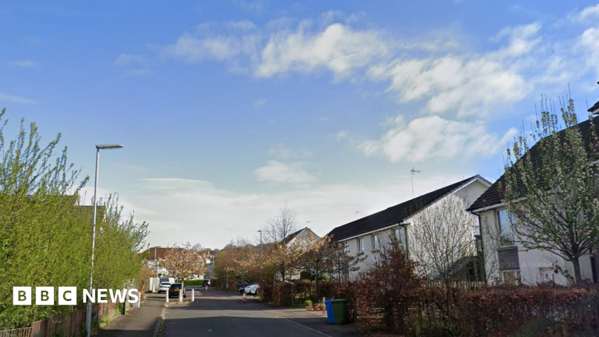 A view of a street with several houses on it