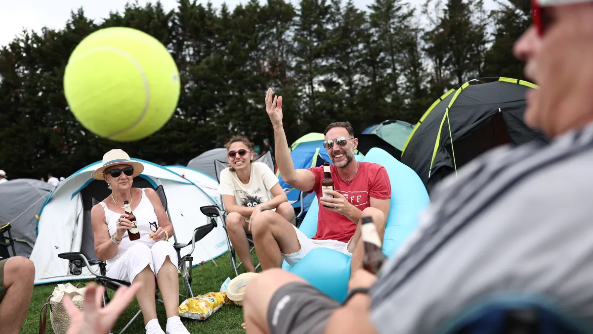 Cake stalls and campers: the ups and downs of living in Wimbledon - The Times