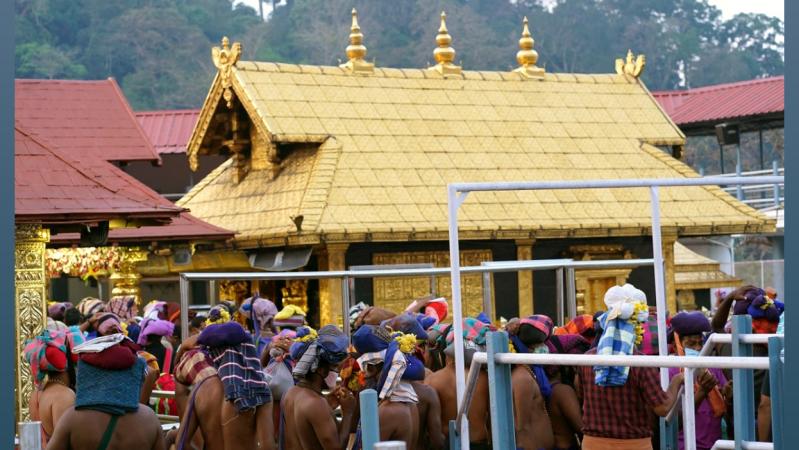 A view of Sabarimala temple in Kerala/File image