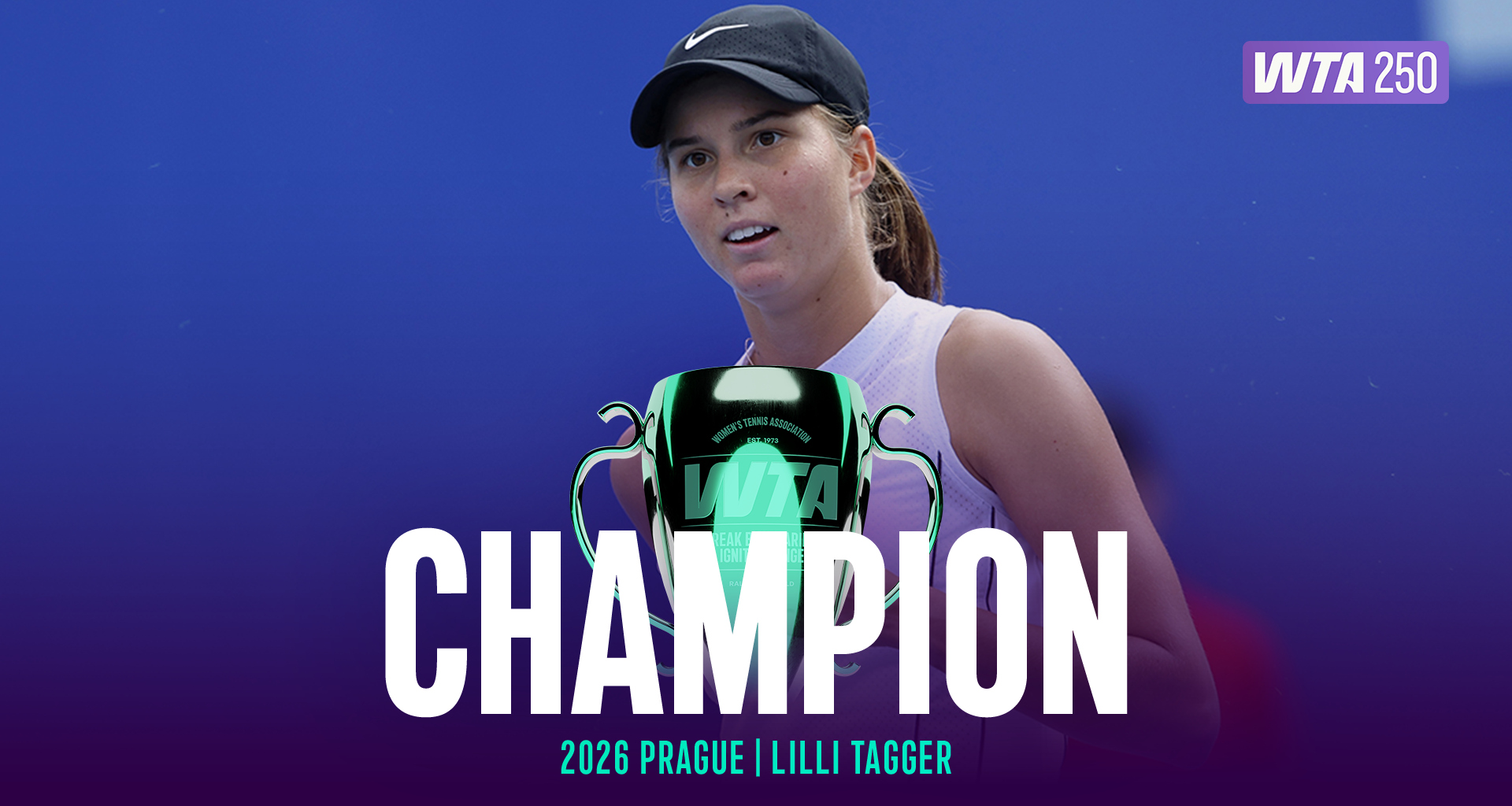 Tagger completes breakthrough week with first WTA title in Prague
