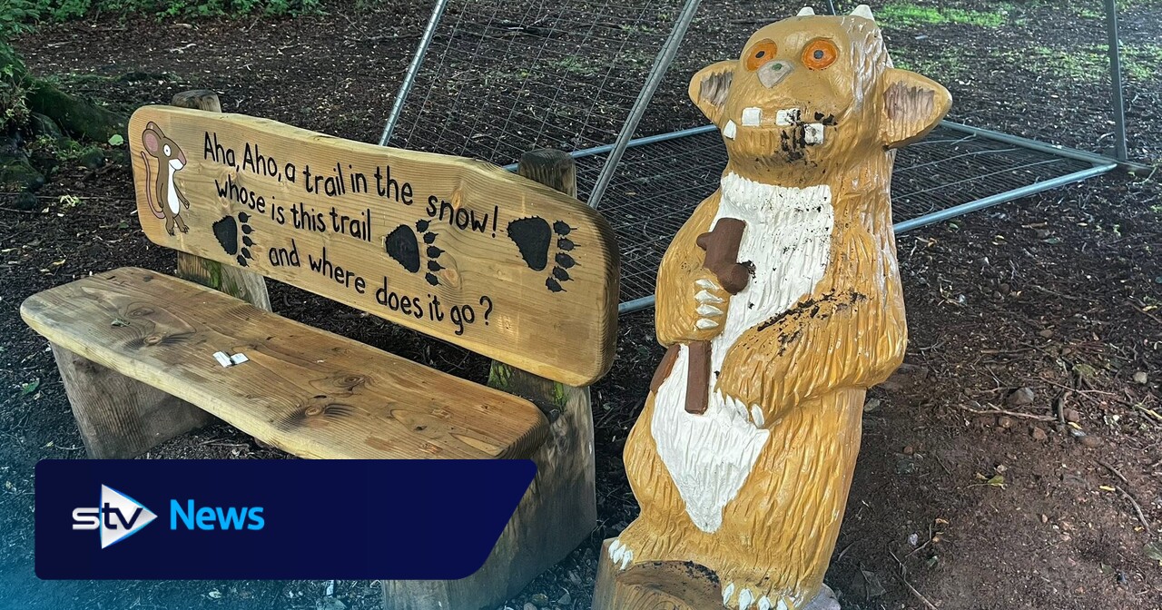 Woodland trail Gruffalo sculpture refurbished in son's memory vandalised