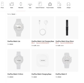 OnePlus tablets and wearables out of stock on OnePlus UK