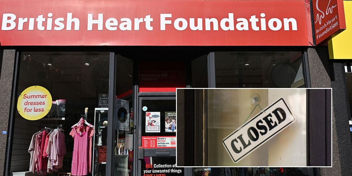 Store closures alert: British Heart Foundation confirms first round of shops shutting down