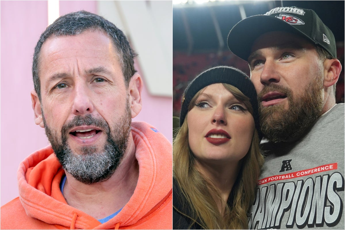 How Adam Sandler landed the wedding gig of the decade as Taylor Swift and Travis Kelce’s officiant