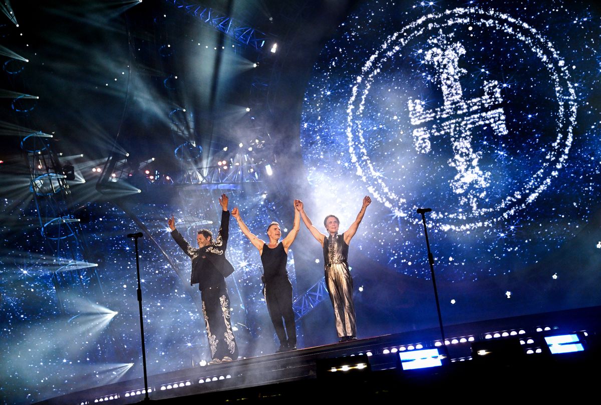 Howard Donald, Mark Owen and Gary Barlow