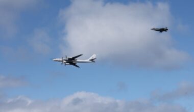 UK jets scrambled to intercept Russian aircraft near Britain’s flagship carrier in Arctic