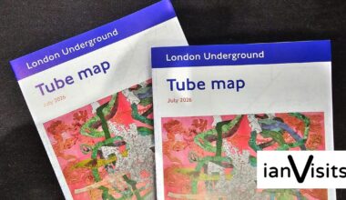 A new tube map artwork is appearing in tube stations