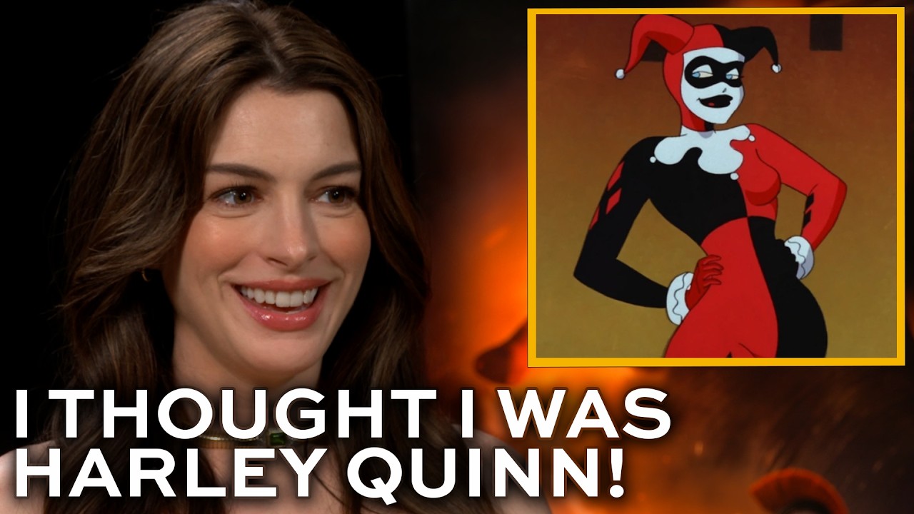 Anne Hathaway thought she was auditioning for Harley Quinn before she landed Catwoman - YouTube