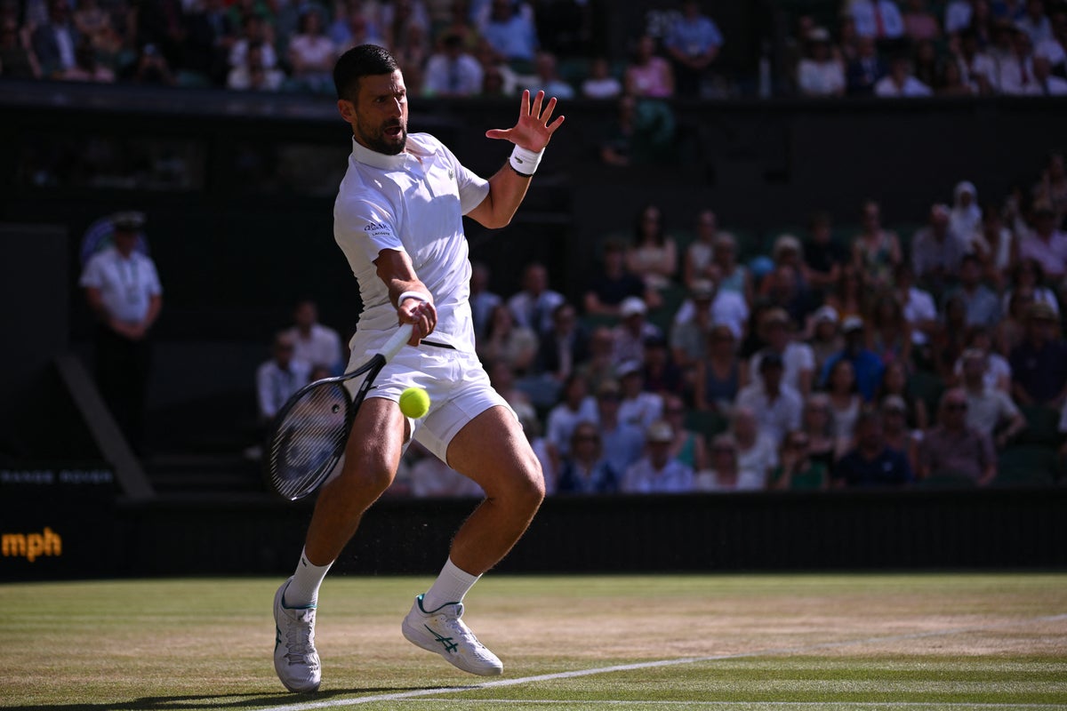 Novak Djokovic v Felix Auger-Aliassime LIVE: Wimbledon 2026 latest scores, results and order of play with Jannik Sinner in semi-finals