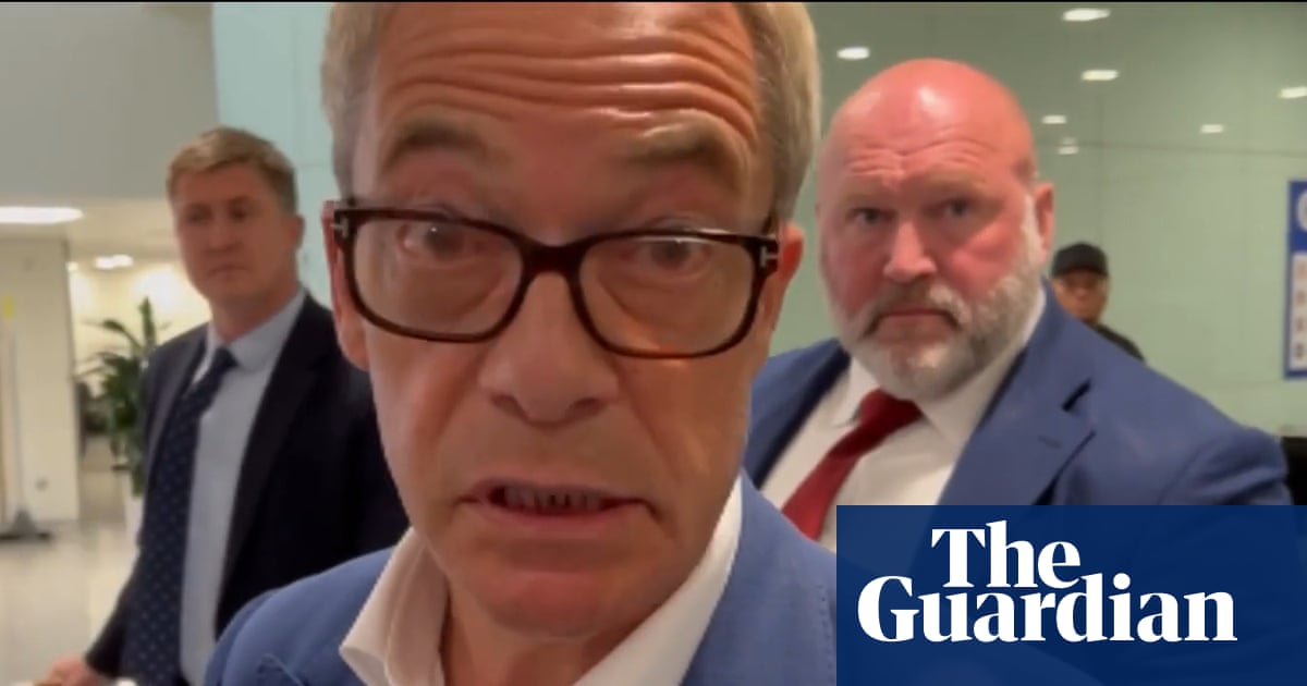 ‘Serious consequences’: Farage attacks Sky News after question about George Cottrell | Nigel Farage
