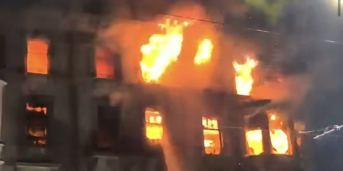 Edinburgh fire: Blaze guts historic building on Princes Street as flames rage through night sky