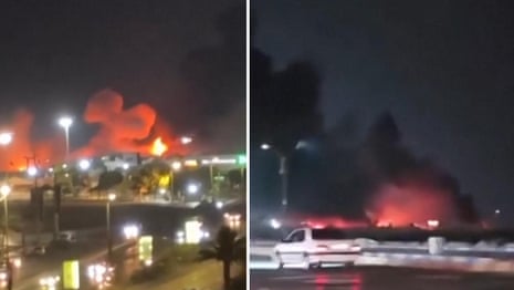 US launches retaliatory strikes on Iran after Hormuz ship attacks – video