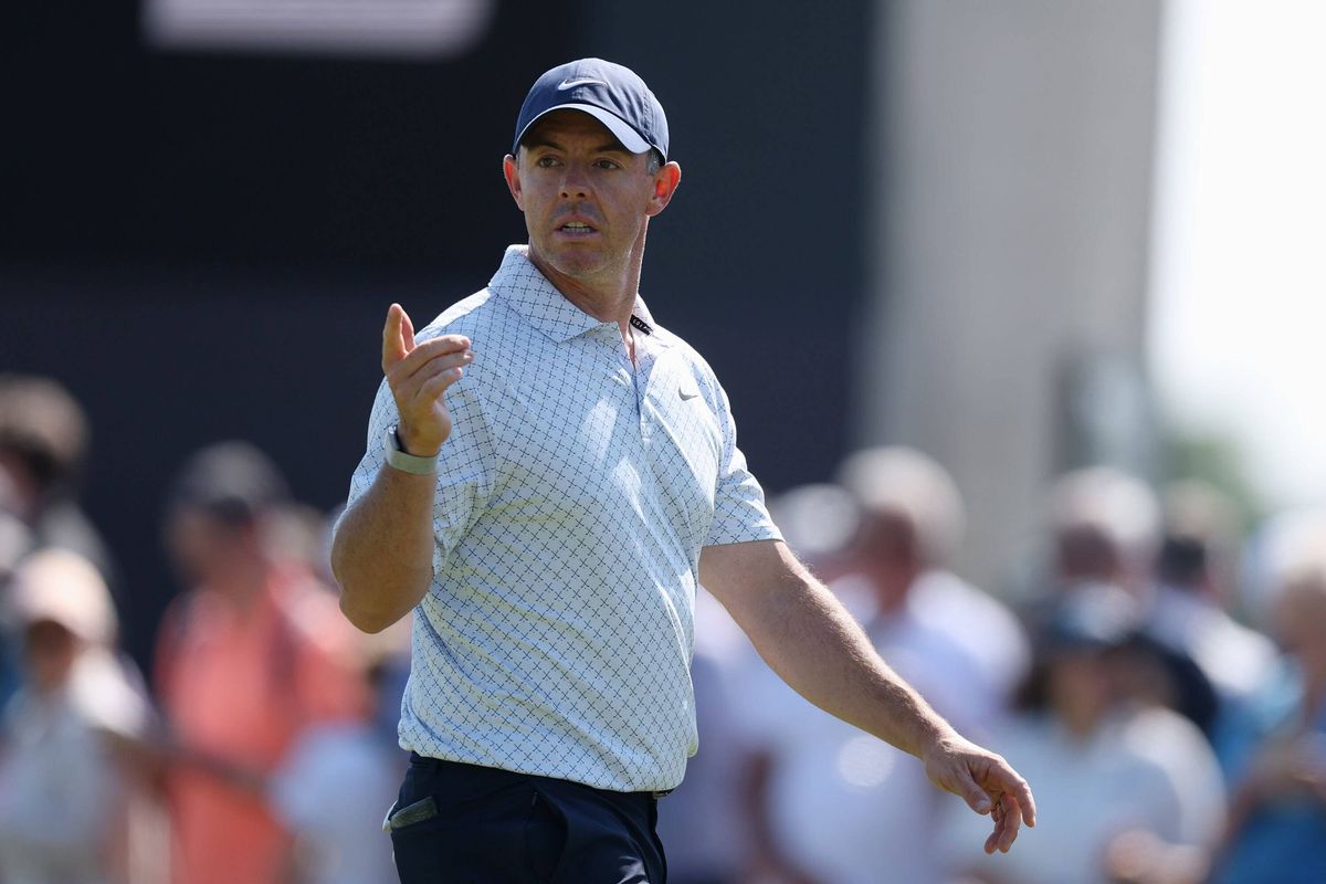 Rory McIlroy at the Scottish Open