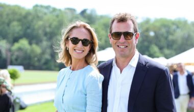 Peter Phillips supports his cousin Prince William in the Royal Charity Polo Cup – with stylish new wife Harriet Sperling by his side