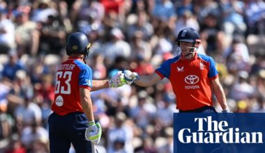 Jos Buttler and Harry Brook in record T20 partnership as England thrash India | Twenty20