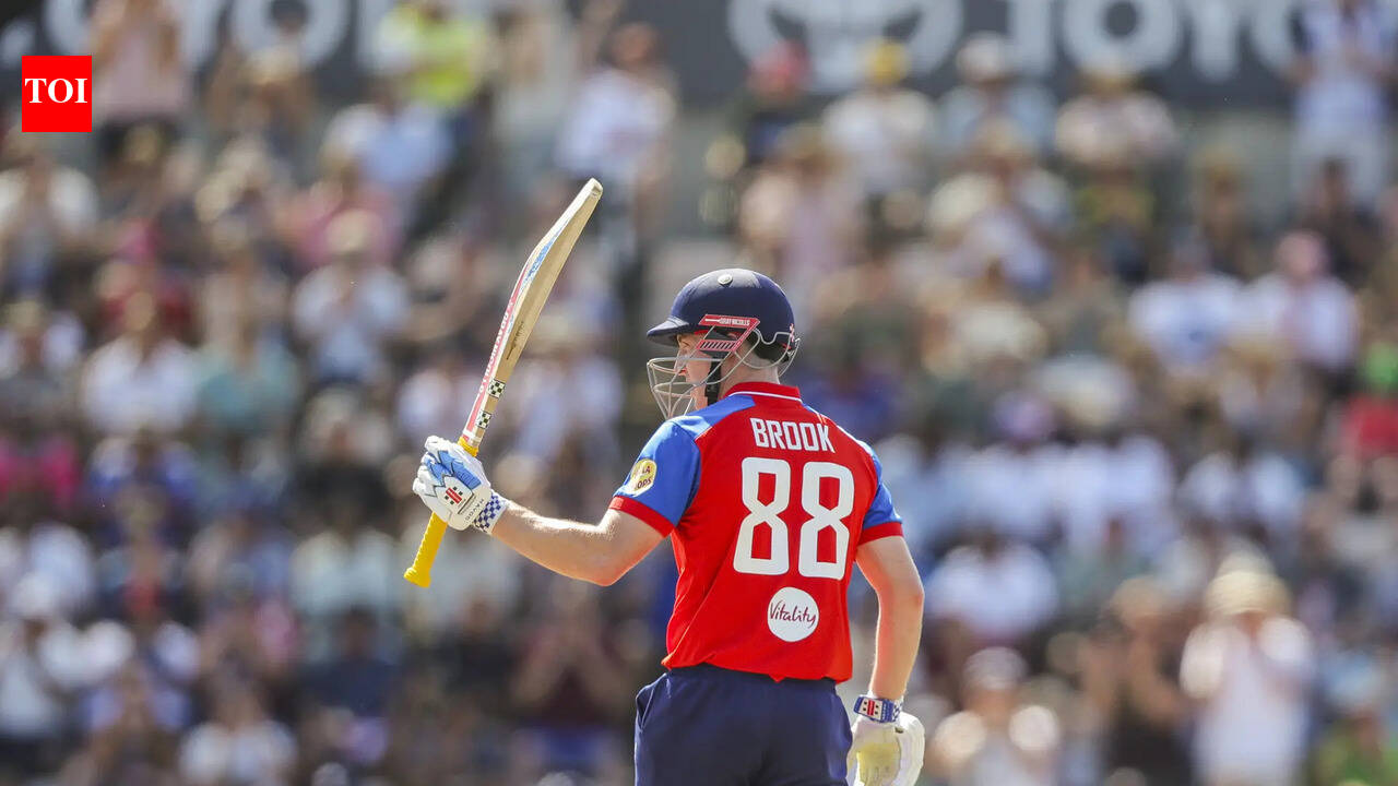 Harry Brook creates history in 5th T20I against India, becomes 1st England batter to... | Cricket News