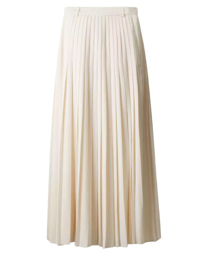 ME+EM Slit Pleated Maxi Skirt