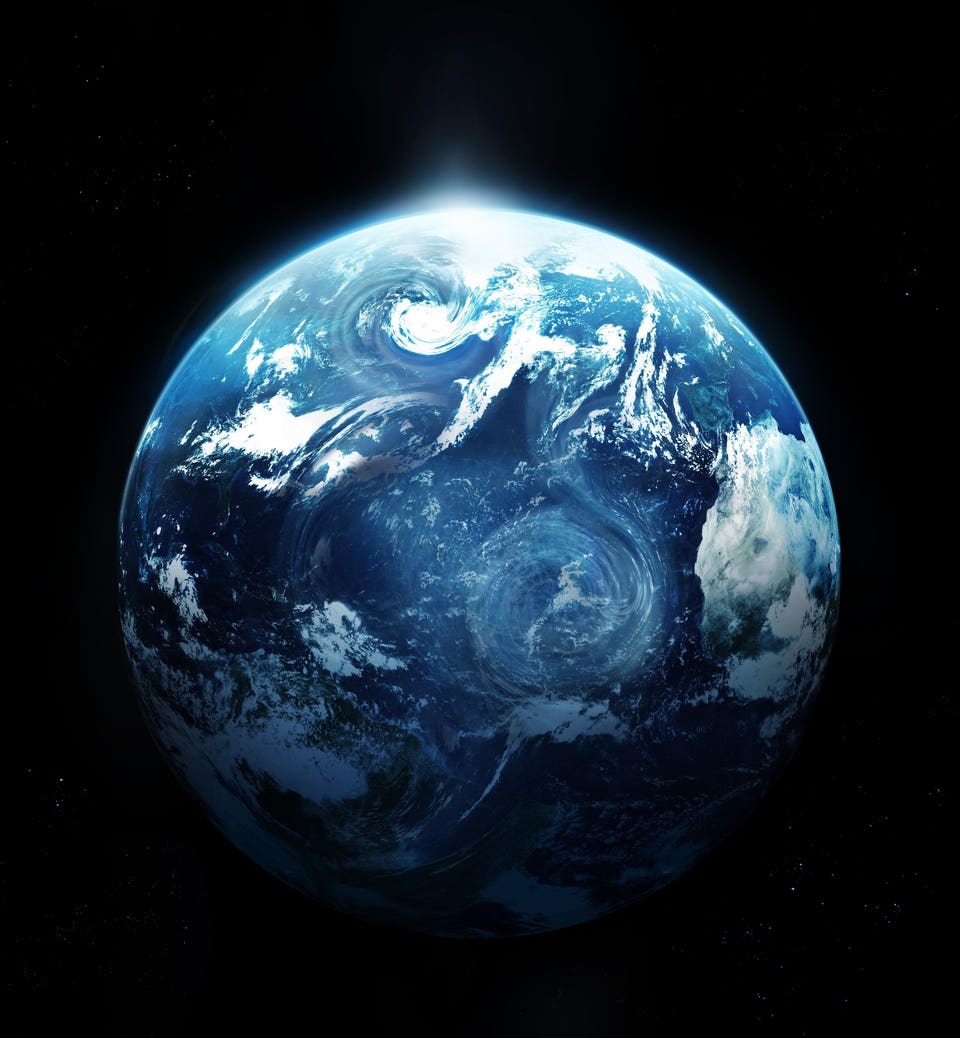 Storm on the planet earth - Original image from NASA