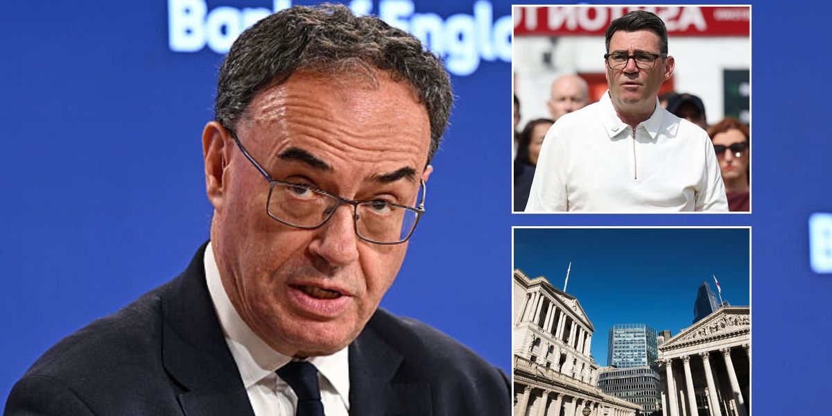 Bank of England boss issues stark warning to Andy Burnham ahead of Number 10