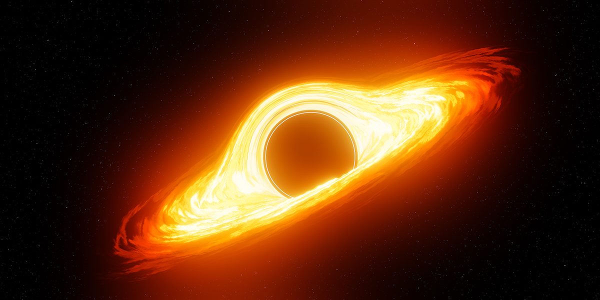 Black hole plunge region seen for the first time. Credit: Daniel Megias / iStock / Getty Images Plus