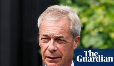 Man arrested on suspicion of posting social media threat to shoot Nigel Farage | UK news