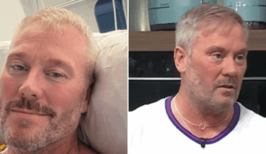 TV chef Shane Rigney issues stark vaping warning as he sparks concern with hospital bed snap: 'F*** the vapes!'