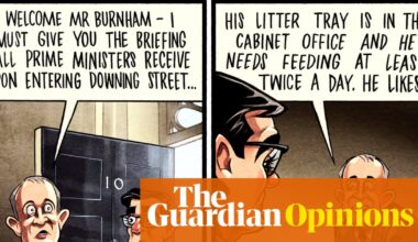 Ben Jennings on Andy Burnham’s imminent arrival at No 10 - The Guardian