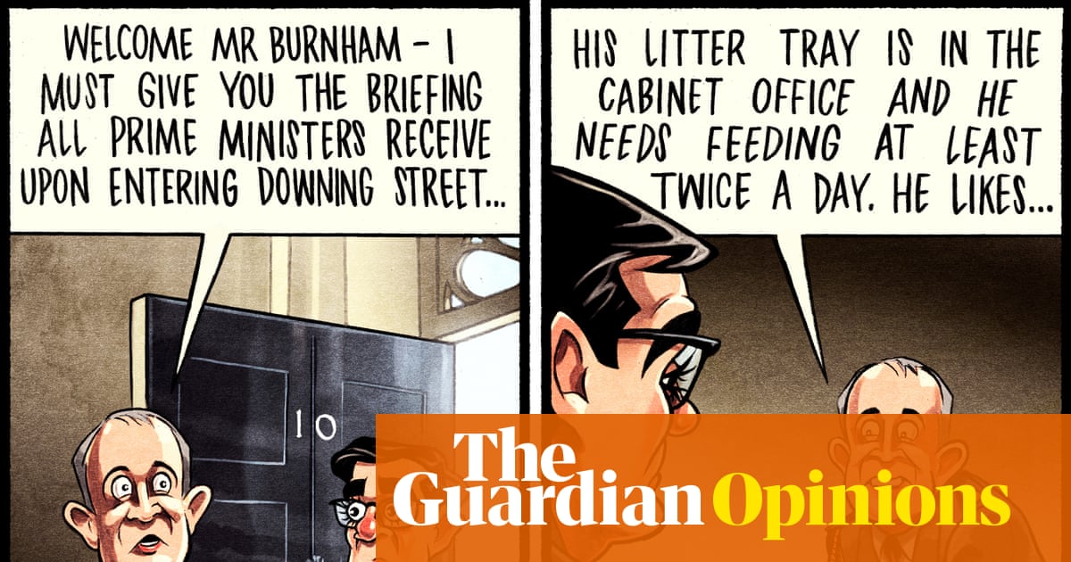 Ben Jennings on Andy Burnham’s imminent arrival at No 10 - The Guardian