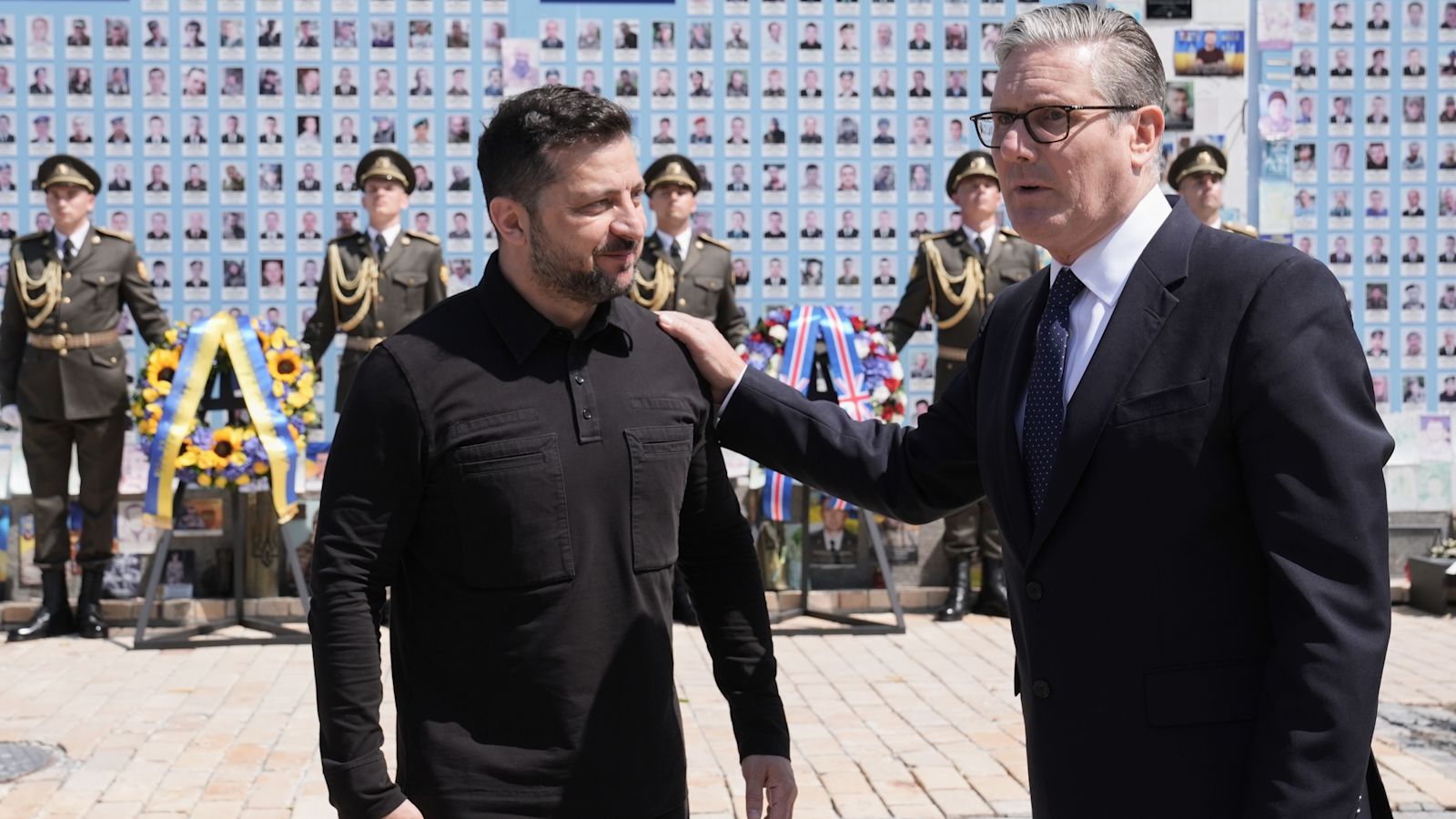 Starmer says 'UK support for Ukraine will not waver' on his last visit as PM