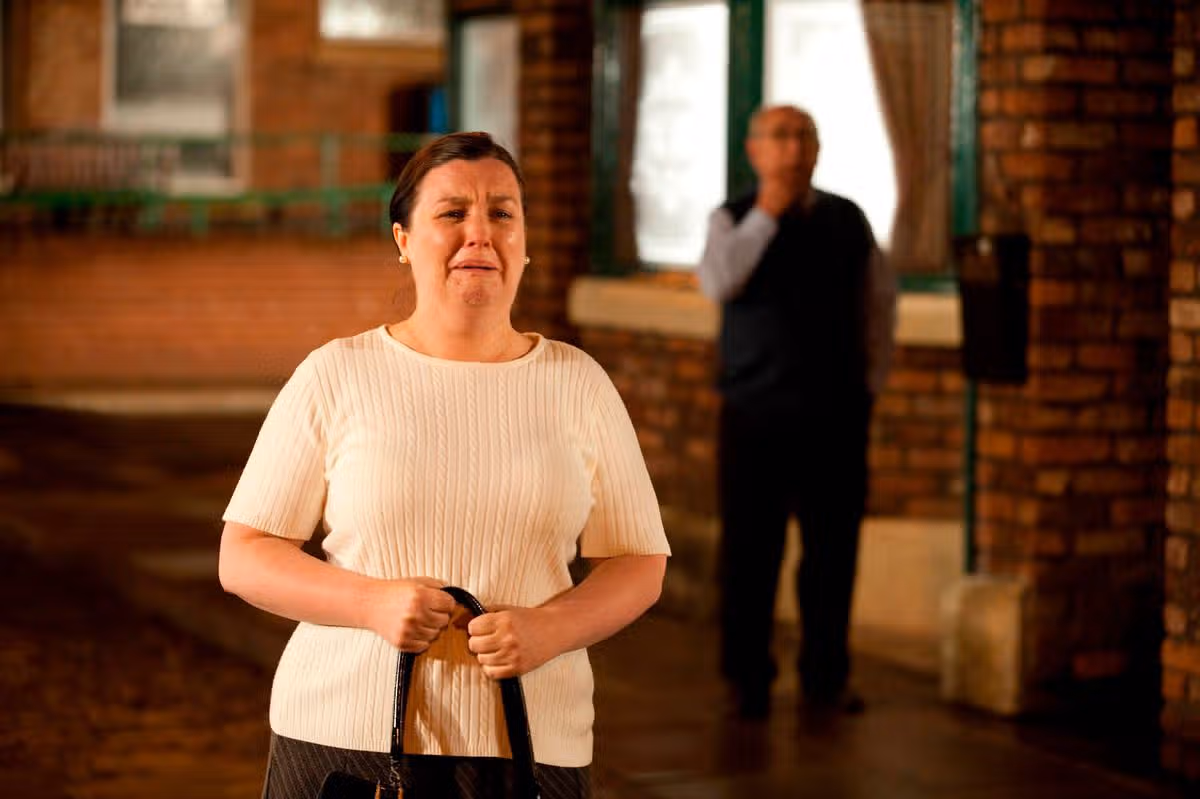 Patti Clare playing Mary Taylor in Coronation Street