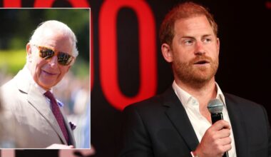 Prince Harry gives rare update on King Charles' health after meeting with Meghan, Archie and Lilibet