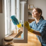 Cleaning day at home - stock photo