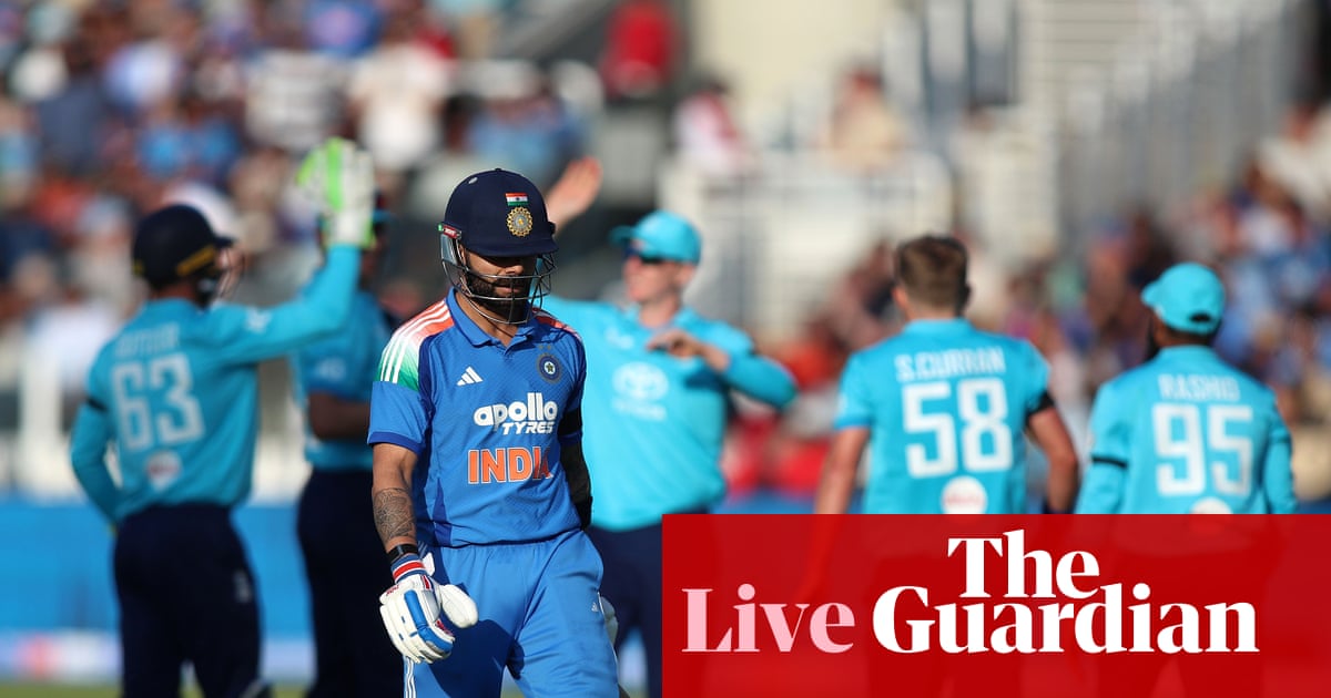 England beat India by 27 runs in third and deciding men’s cricket ODI – as it happened | Cricket