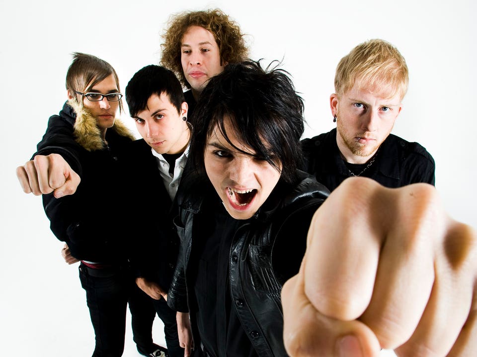 My Chemical Romance Posed In London